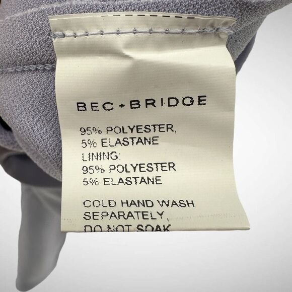 Bec + Bridge Zoey Purple Lilac Sweetheart Bodycon Mini Dress Size US 8‎ AU 12 - Picture 7 of 10